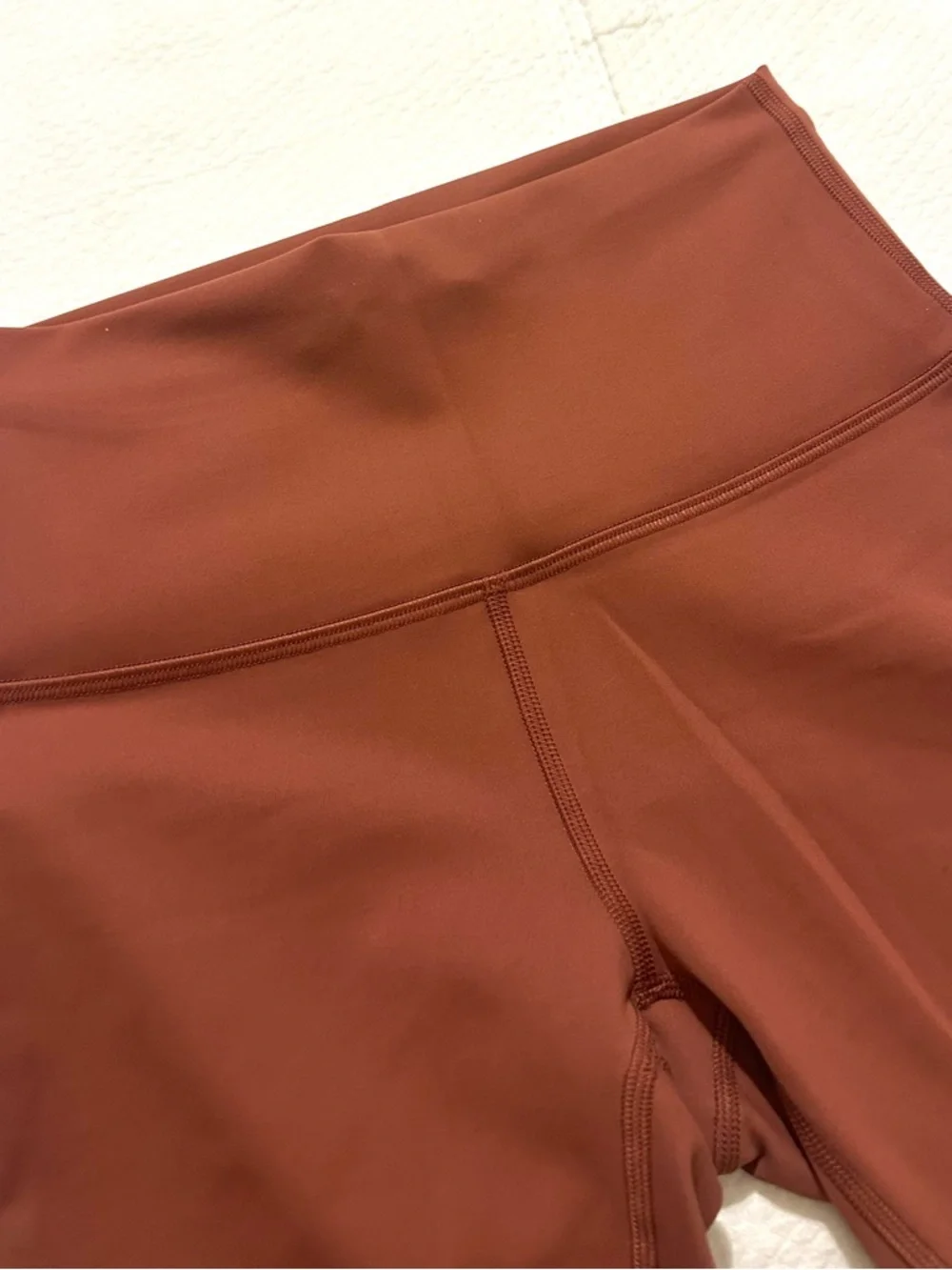 Lululemon Wunder Train High-Rise Short 6” Dark Terracotta SZ 4